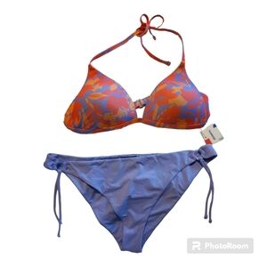NWT* Prana* Mix&Match Bikini* Sz XL* Orange/Lavender
